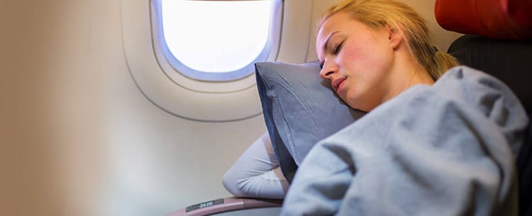 Avoid using in-flight blankets