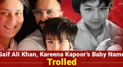 Saif Ali Khan, Kareena Kapoor Baby Name Trolled