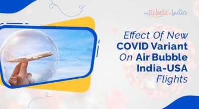air bubble flight USA to India
