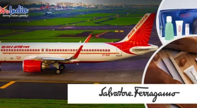 Air India Amenities and Exclusive Ferragamo Kits