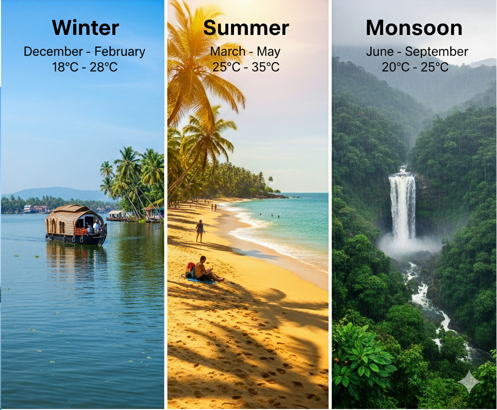 Kerala’s Seasons at a Peek!